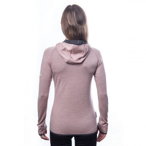 Дамски мерино суичър с полар MERINO UPPER Triglav dusty pink Дамски мерино суичър с полар MERINO UPPER Triglav dusty pink